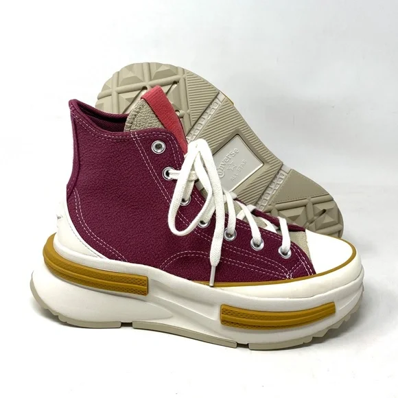 Converse Run Star Legacy CX Platform Shoes Women's Cherry Knit High Top A03053C - Picture 9 of 11
